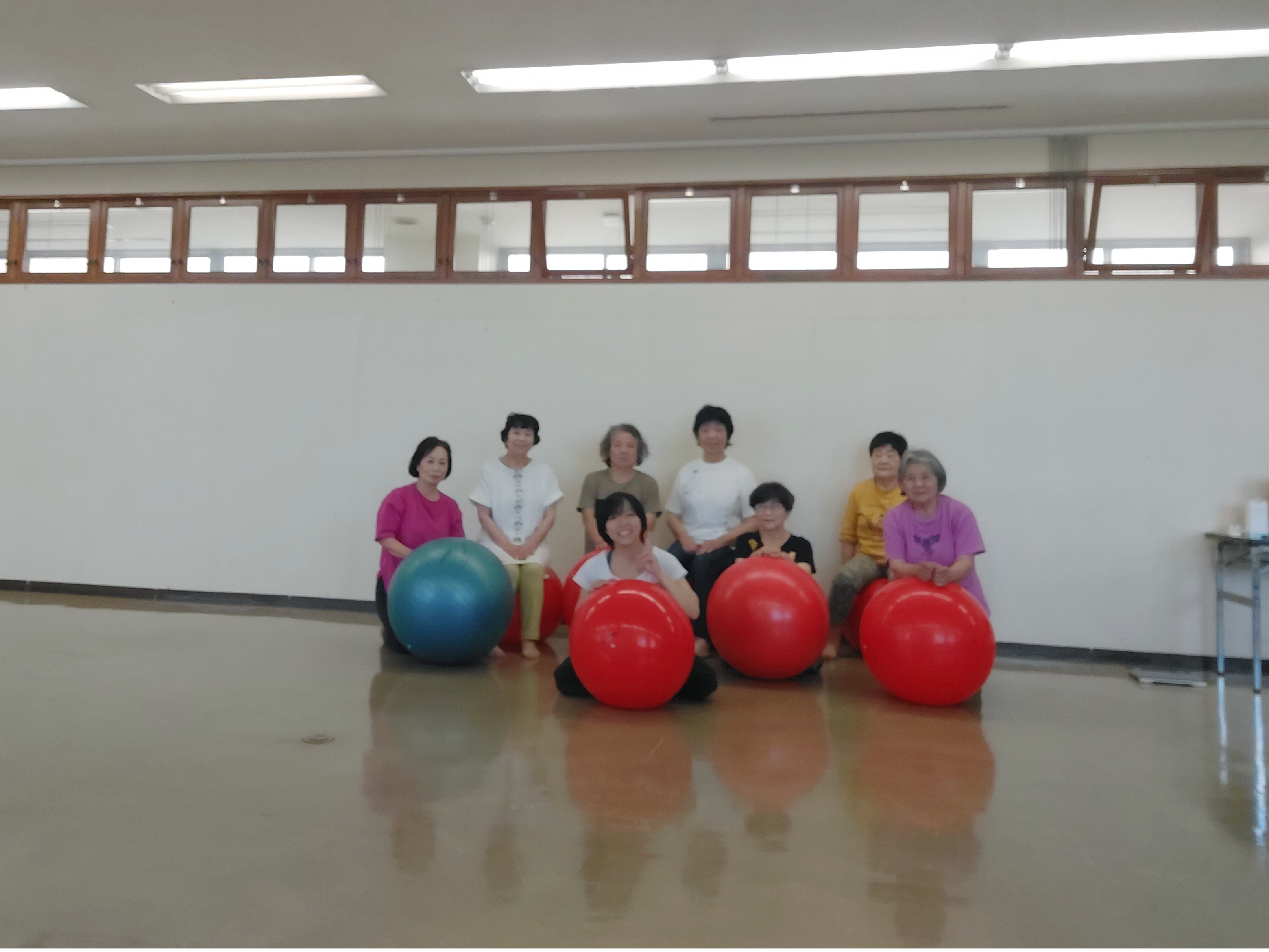 バランスボールサークル、見学可能、浜松市北区で開催