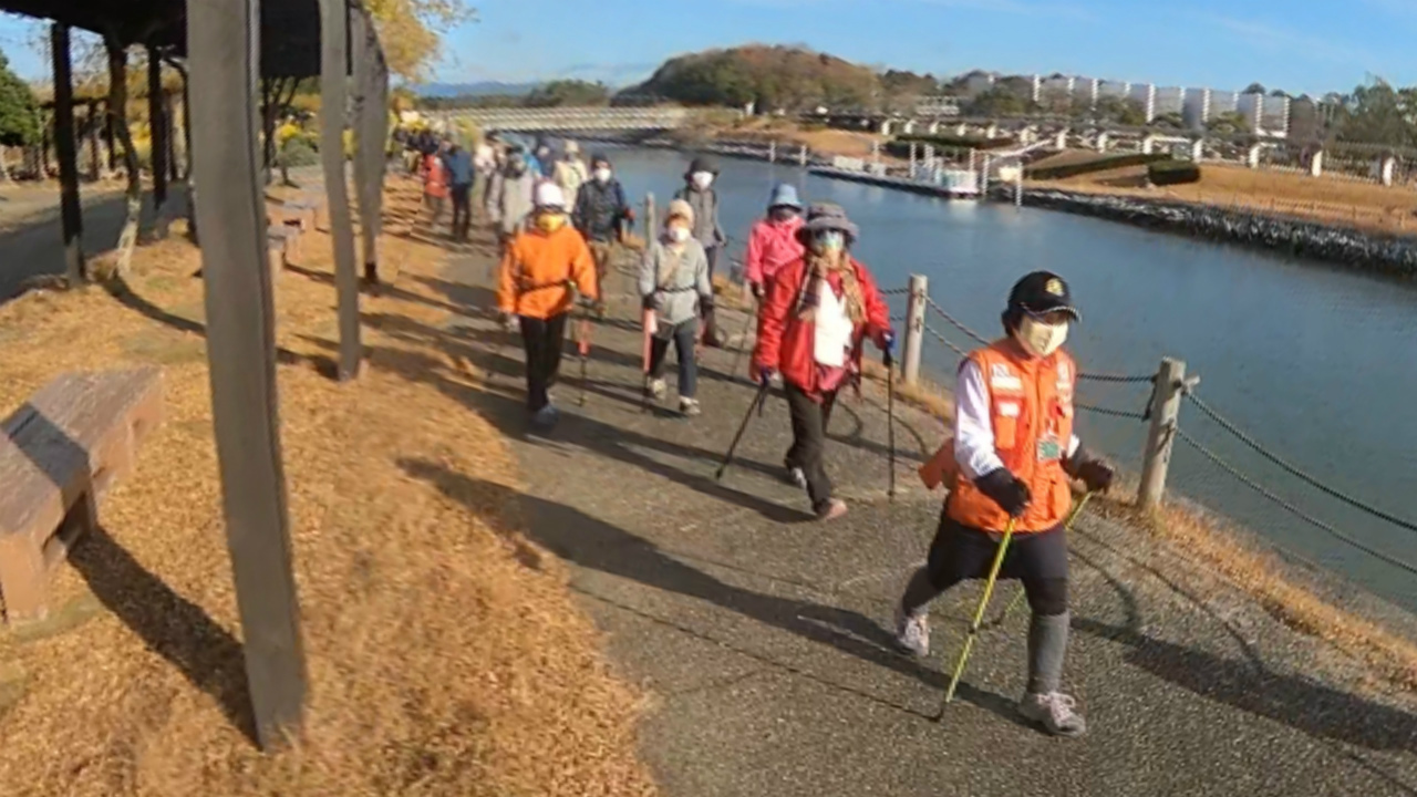 ノルディックウォーク体験教室 in 浜名湖ガーデンパーク