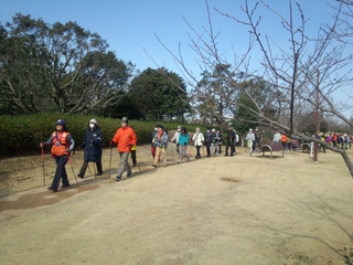 ノルディックウォーク体験教室　in　遠州灘海浜公園