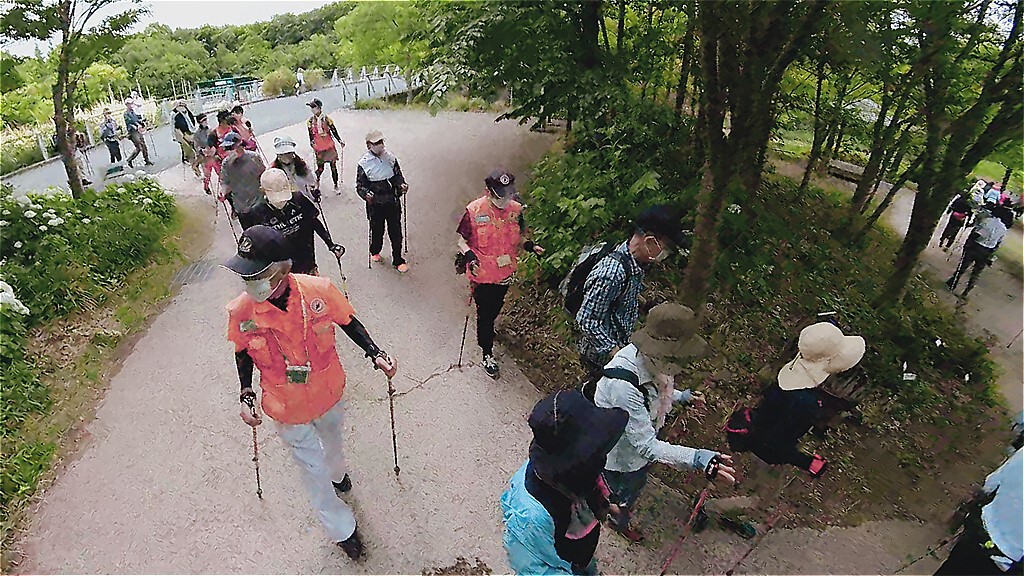ノルディックウォーク体験教室 浜名湖ガーデンパーク