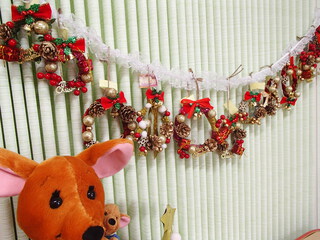 ミニクリスマスリース（スマイル）