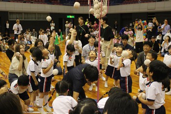 運動会（年少はな組）の様子