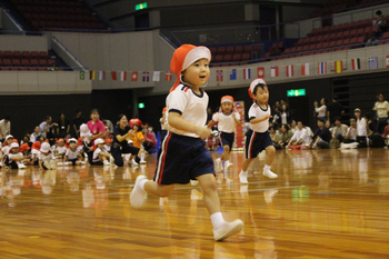 運動会（年少はな組）の様子