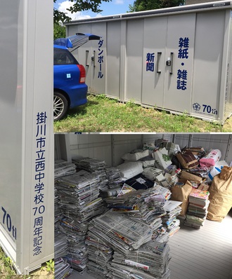 掛川西中古紙回収週間