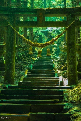 熊本県に行こう ～阿蘇の神社と道の駅～　＜に＞