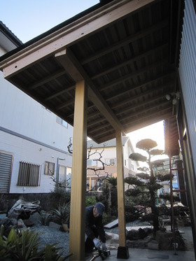 玄関ポーチ　リフォーム