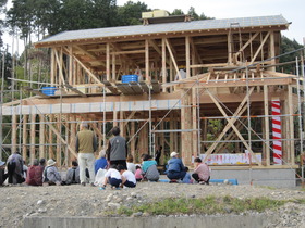 建前手伝い2日目