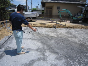 シロアリ土壌処理