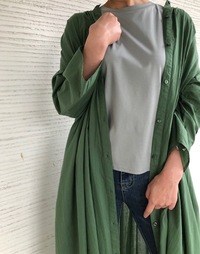 ☆　日常に彩りを・・・　グリーンワンピー　☆ 2020/06/26 08:20:57