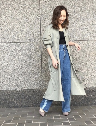 ☆　サイドラインワイドジーンズ　☆