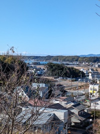 遠く浜名湖が見えます 2025/01/17 14:52:12