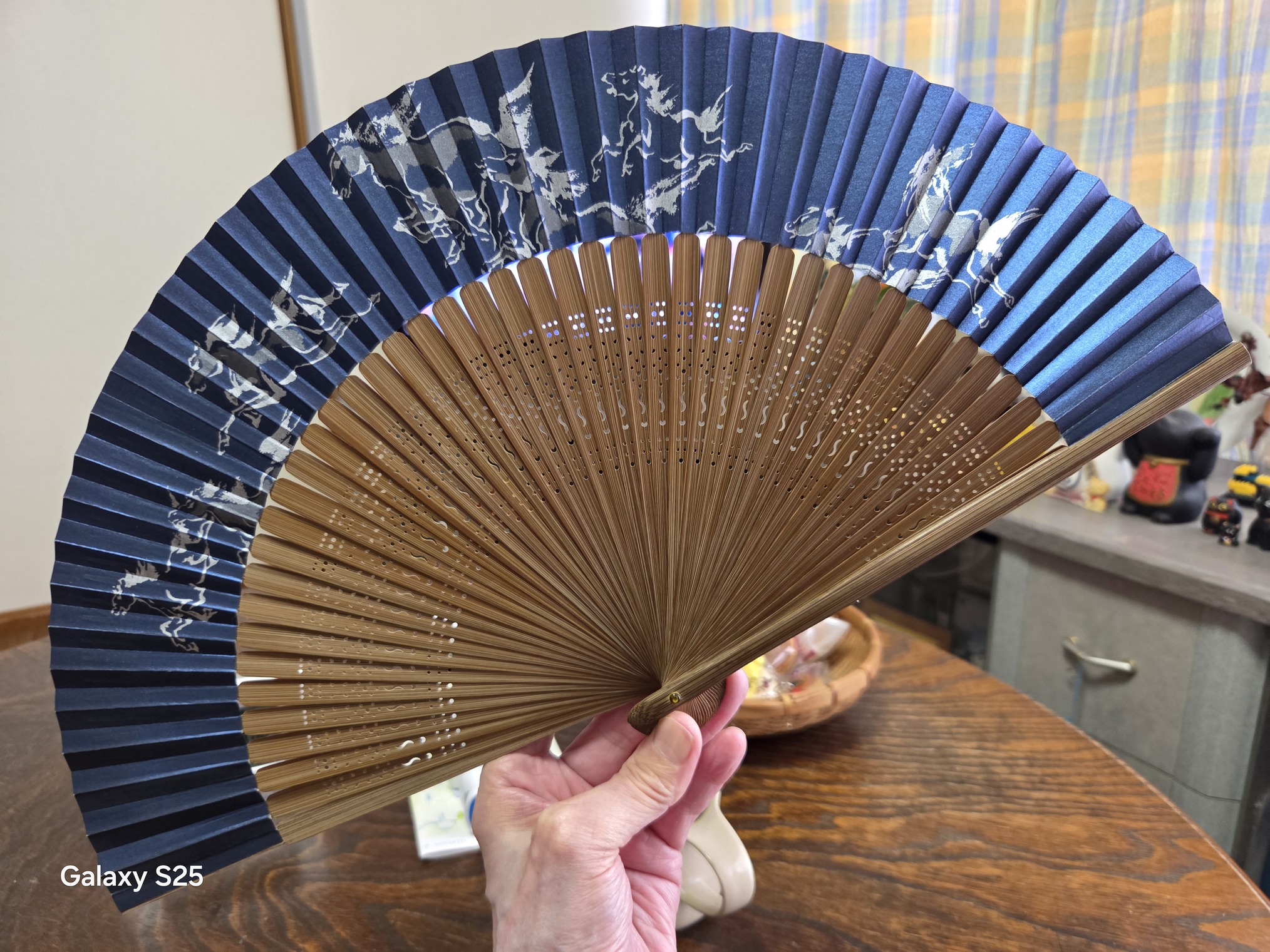 始めての扇子