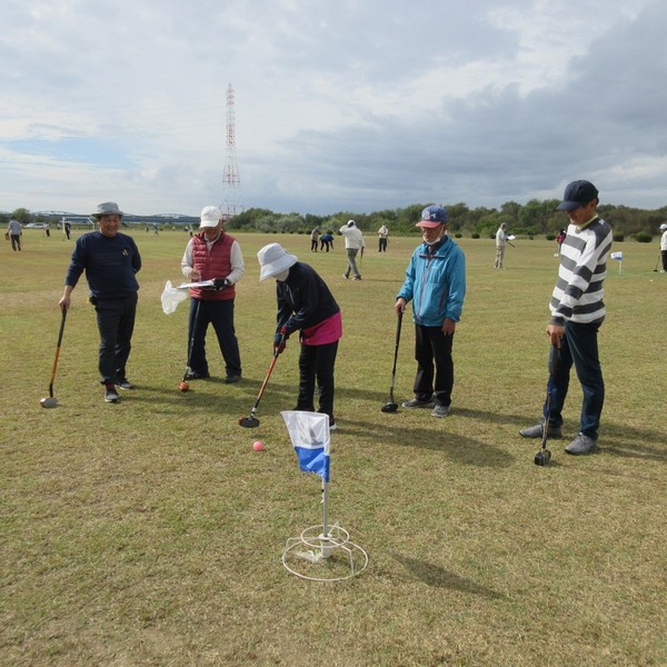 池田地区グラウンド・ゴルフ大会が開催されました