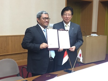 西ジャワ州―静岡県　協定署名式　