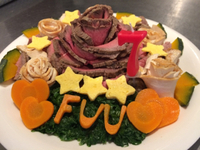 カフェのワンコ♪
