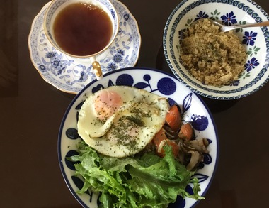 本日の朝ご飯( ´ ▽ ` )ﾉ