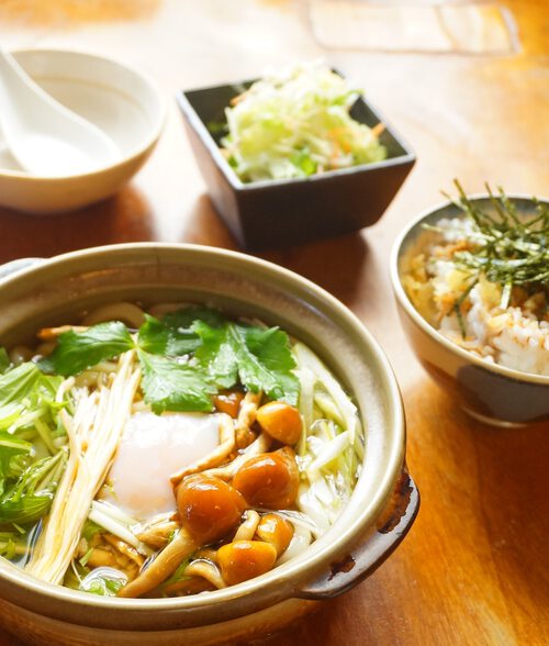 鍋焼きうどん！