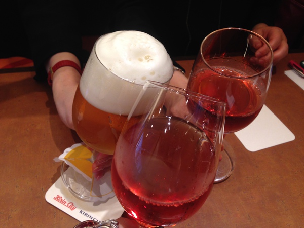 キリン　シティ　さん　で　　飲みました　（笑　☆