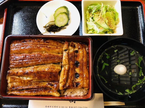 高崎市（群馬県）　うなぎ　一樹　さんで　ランチ☆