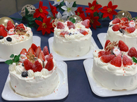 【報告】12/21親子クリスマスケーキ作り教室終了しました