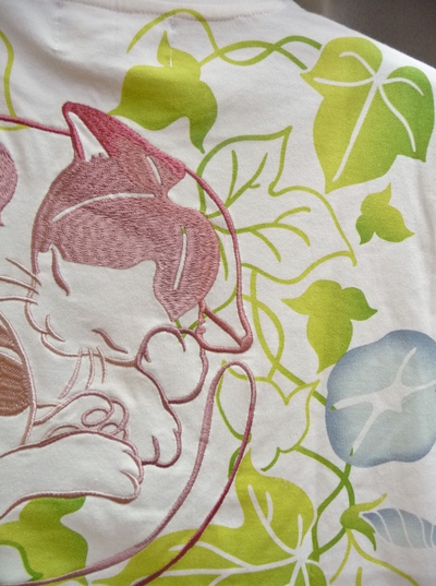 錦　猫Tシャツ