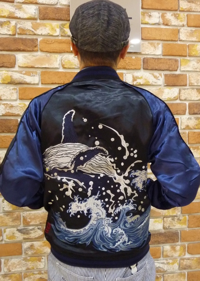 鯨　スカジャン