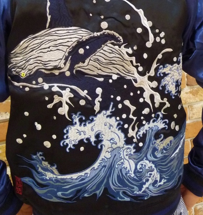 鯨　スカジャン