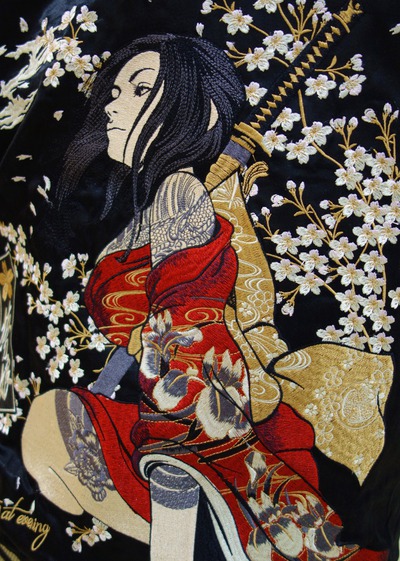 抜刀娘　新作スカジャン