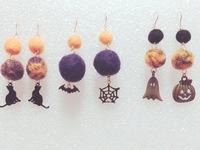 新作☆ハロウィンピアス（イヤリング）