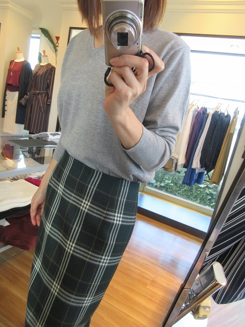 おじさんチェック柄と色入りチェック柄