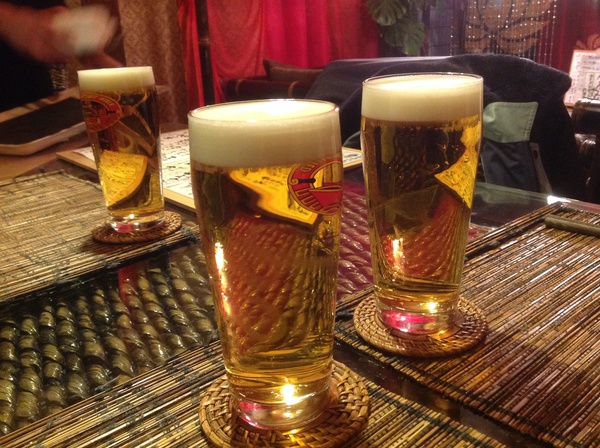 今日は忘年会 プライベートで