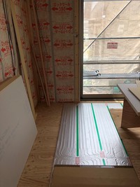 床暖房が設置されました！ 2018/05/04 10:00:00