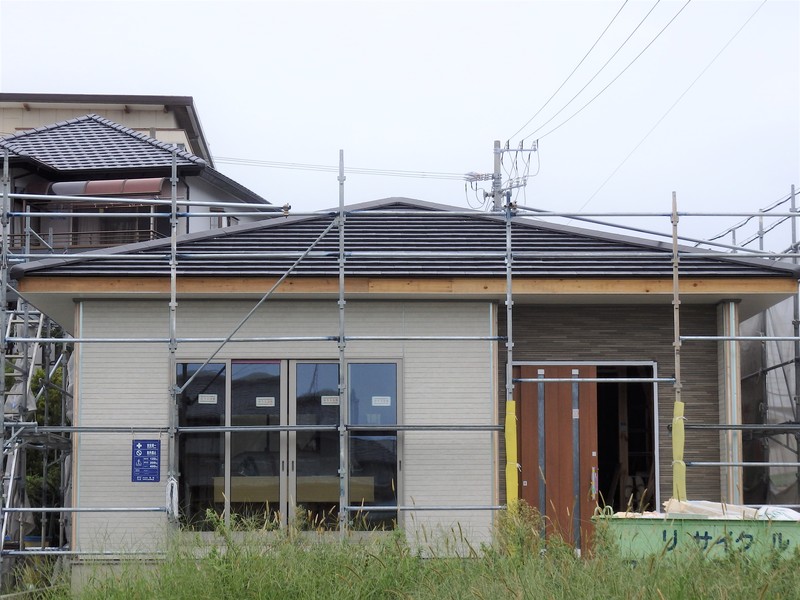 気になる外壁初お披露目です！