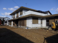 お庭がきれいな更地になりました！