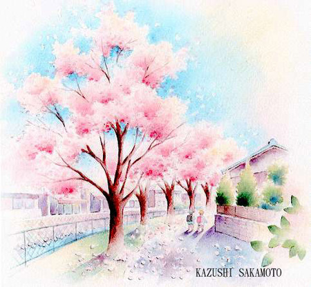 動物画像無料 最高風景 桜 イラスト 綺麗