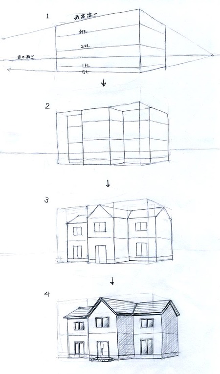 家 描き方 Amrowebdesigners Com