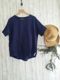 ユルっとシルエット　リネンのTシャツ　 2016/06/09 13:50:14