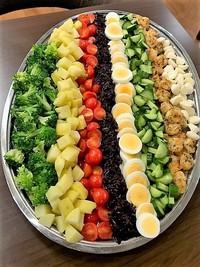 今日の社食　**スーパーフード「ライスベリー」入りコブサラダ** 2019/12/26 21:53:02