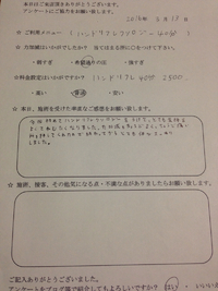 モニター様ご感想♪ 2016/03/23 18:58:40