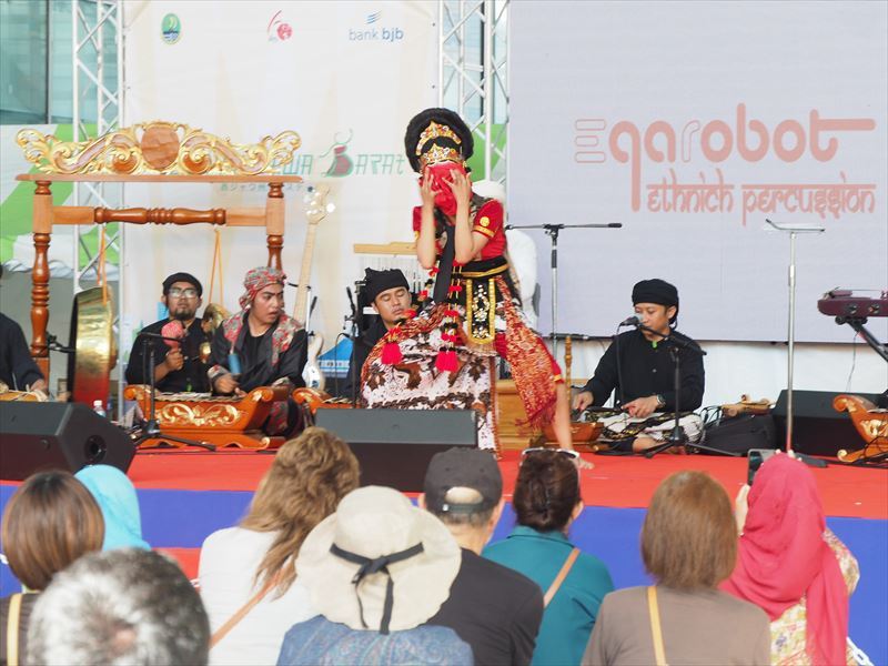 西ジャワ州フェスティバルは盛り上り、日本とインドネシア両国の絆が深まったイベントになりました。