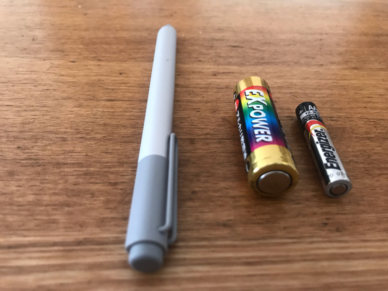 極小サイズの「単6電池」という存在をsurfaceペンを使って始めて知る ...