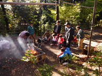 １１月　パパと作ろう！焼き芋＆豚汁　開催しました！