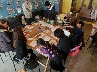 ドローイングの講座と黒板の展示などなど 2015/03/14 18:23:42