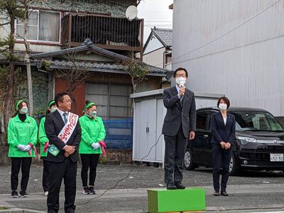 静岡県議会議員選挙が告示されました！
