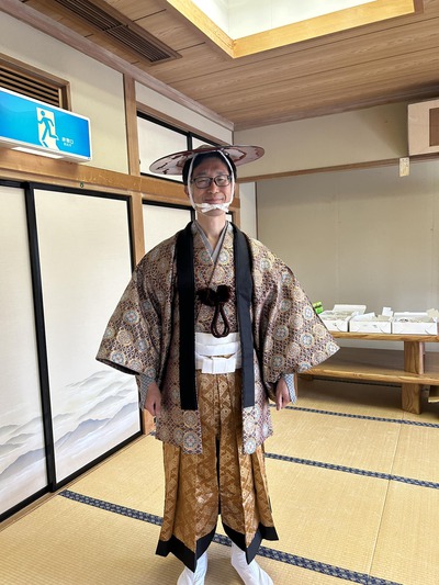 中泉代官の役で参加します！