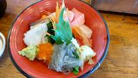清水魚市場河岸の市で、浜焼きに海鮮丼！