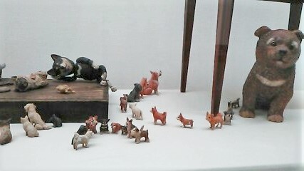 昨日行ってきた木彫展