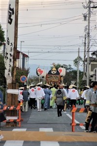 府八幡のお祭り　お神輿巡行と還御