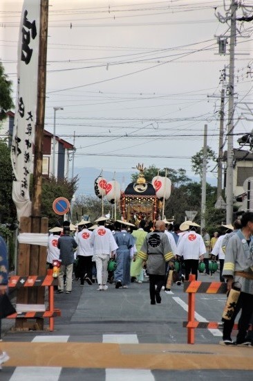 府八幡のお祭り　お神輿巡行と還御