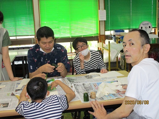 クラブ活動をしました。